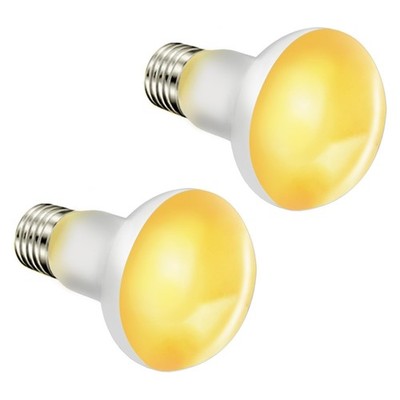 50W Reptile Heat Lamp Bulbs 2-Pack UVA Daylight Basking Light for Lizards, Turtl