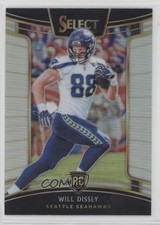 2018 Panini Select Concourse Silver Prizm Will Dissly #45 wd9