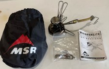 MSR WhisperLite Compact Portable Lightweight Backpacking Camping Stove -see Pics