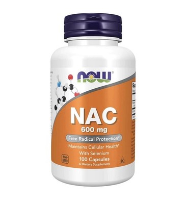  NOW Foods NAC N - Acetyl Cysteine 600 mg 100 Caps Exp(2/31) 