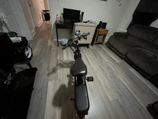 E-bike, black, used, 26 in, unbranded, certified in UL 2849 standards, two seat