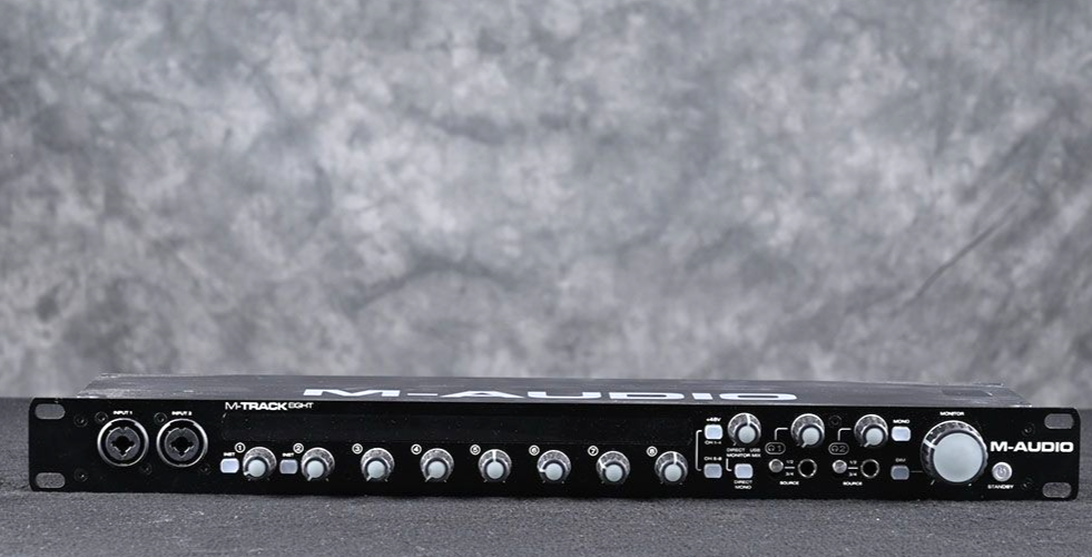 M-Audio M-Track Eight USB Audio Interface – 8 Mic Preamps – Tested