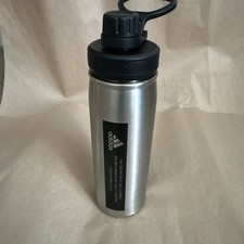 Adidas 600 ML 20 oz Metal Water Bottle, Hot/Cold Double-Walled Insulated 18/8