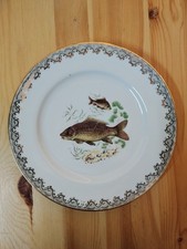 Assiette décors poisson en