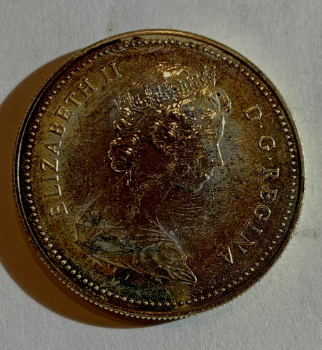 1980 CANADA silver BU $1 celebrating the arctic territories