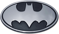 Offically Licensed Dc Comics Batman Oval All Metal Emblem For Cars Trucks And
