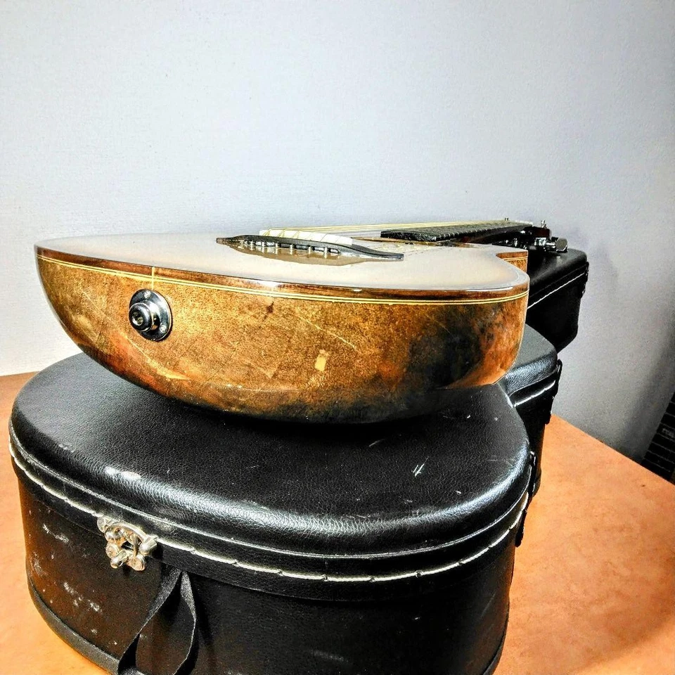 Super rare item Alegre Alegre electric acoustic guitar - Image 4 of 4