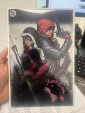 Red Hood #1 2025 Foil Variant Signed And Remarked By Kyuyong Eom
