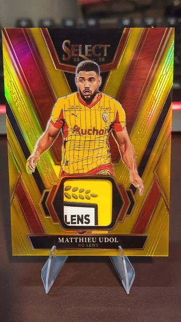 Panini Select Ligue 1 2025-26 Matthieu Udol Select Swatches SW-MU 2/3 RC Lens