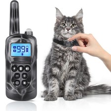 2025New Cat Shock Collar with Remote 2000FT, Smallest Lightest Cat Training C...
