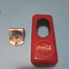 Vintage RARE ACTON Mfg. Wall Mount Bottle Opener & Cap Catcher COCA-COLA Red USA
