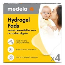 Medela Hydrogel Pads 4 Pack For Breastfeeding Soothing Nipple Pain Relief