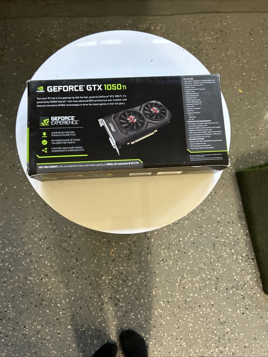 Ship PNY NVIDIA GeForce GTX 1050 TI Xlr8 Gaming Overclocked