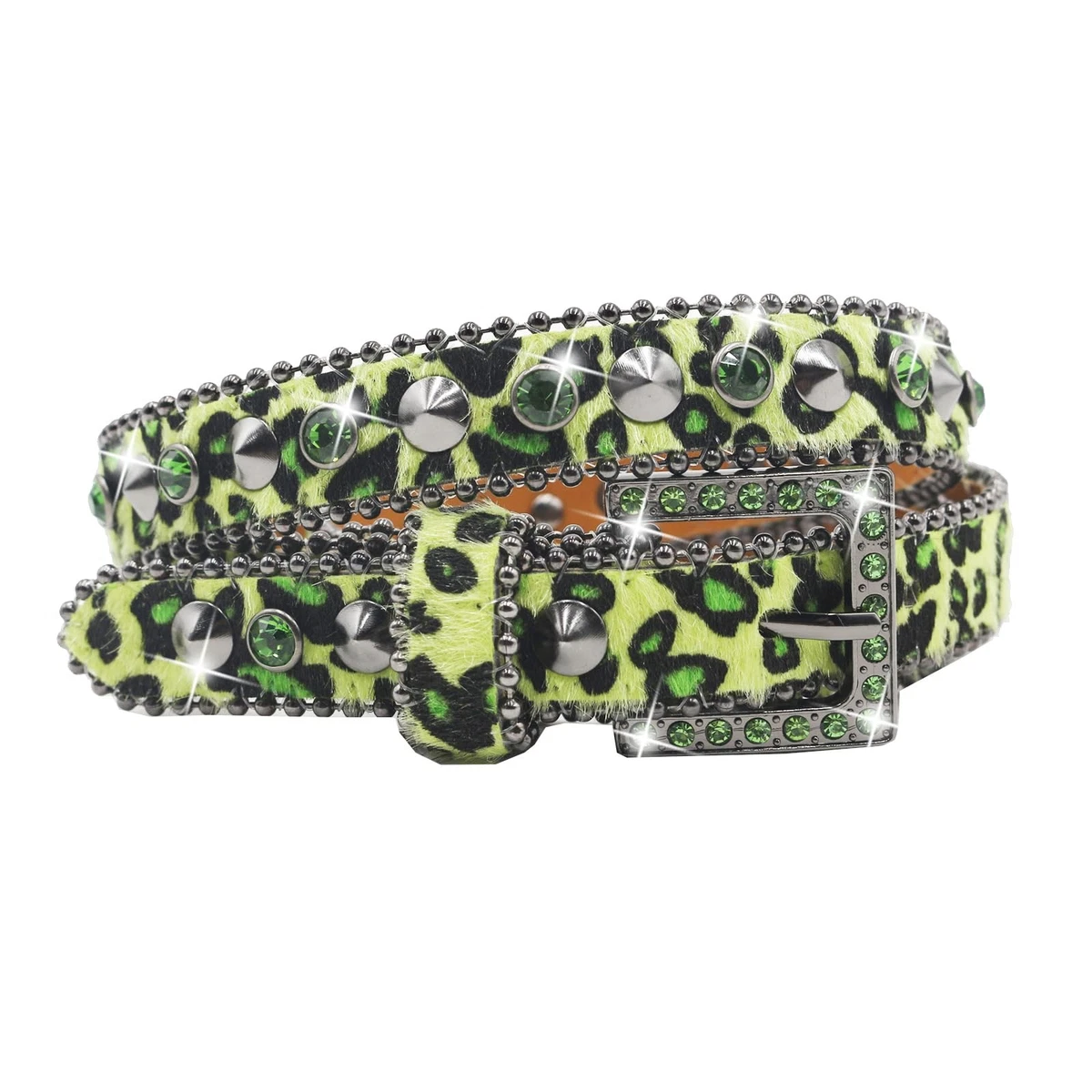 Animal Print Green Belts for Women for sale | eBay display picture 3