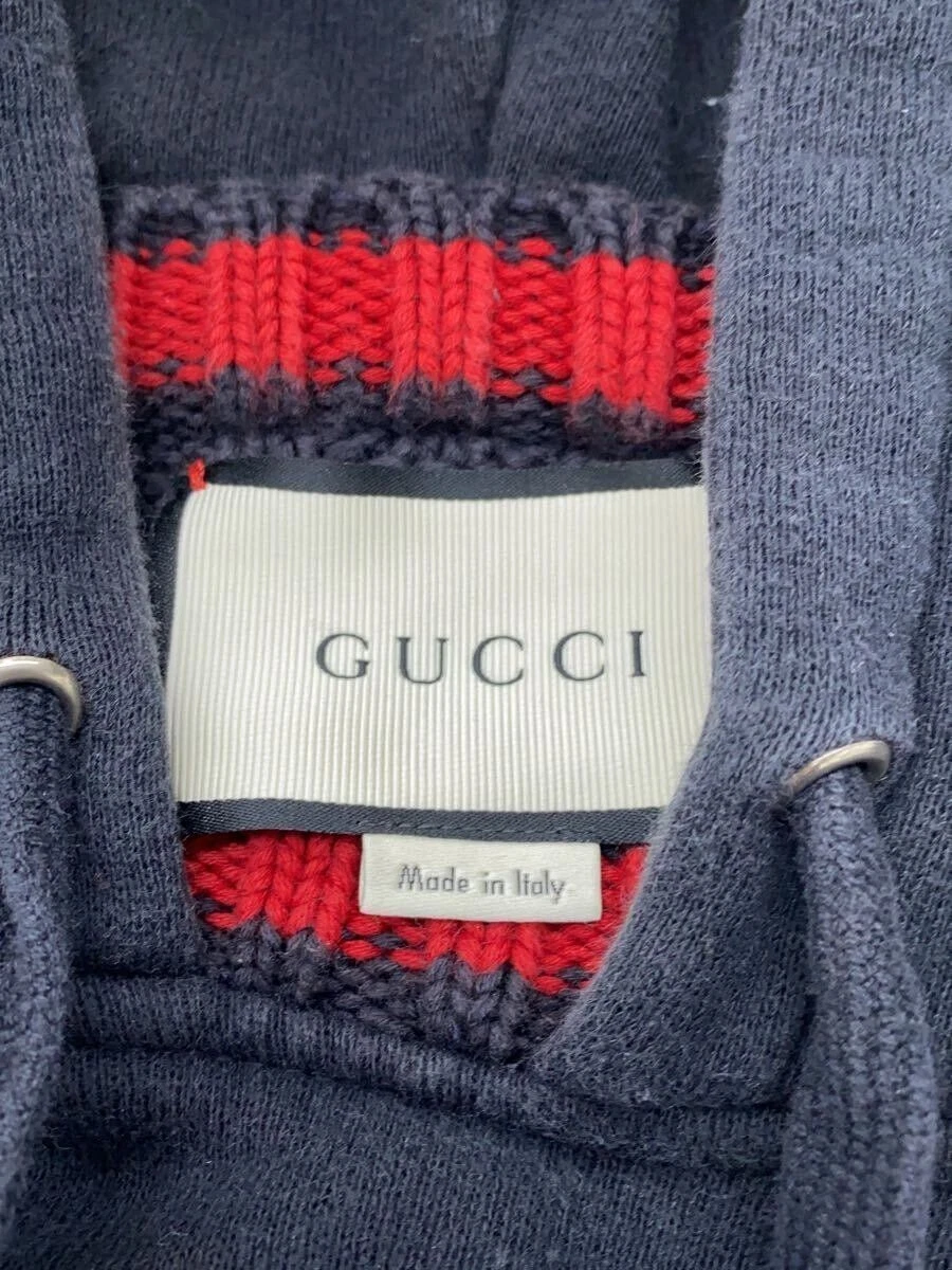 Gucci felpa con cappuccio S cotone nero 454573 X5J44 usata