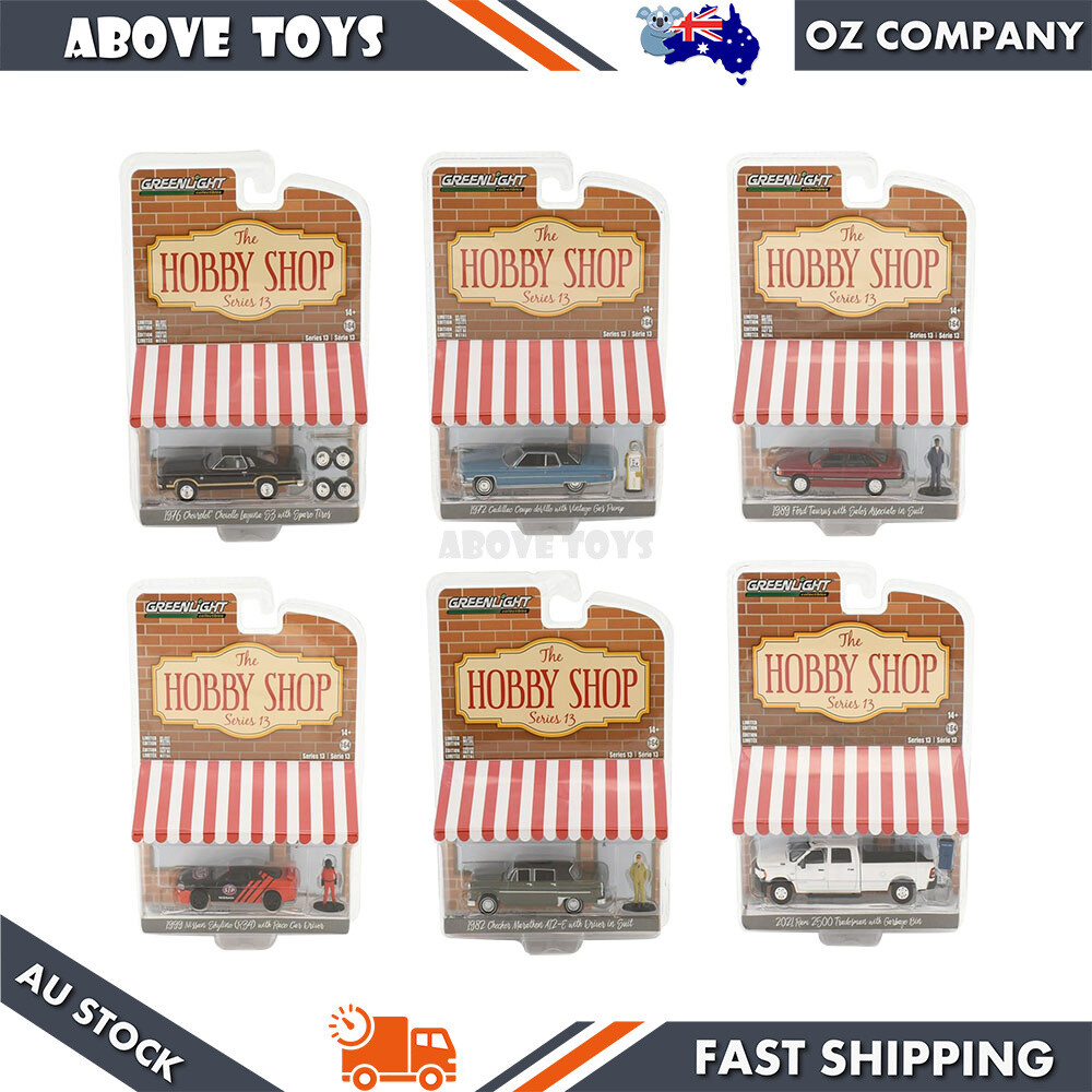 Greenlight 1:64 Scale The Hobby Shop Series 13 6 Types Choices Model Toy Replica
