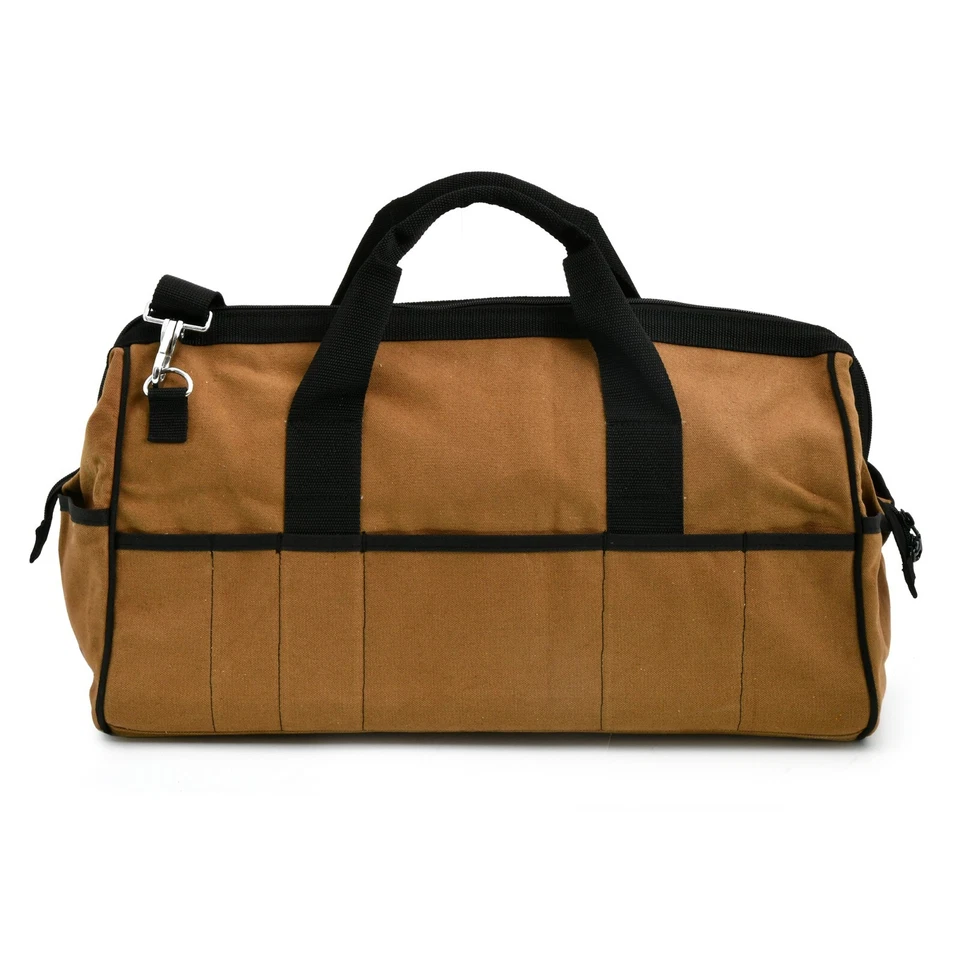 Style n Craft 97012 - 25 Pocket - 20" Tool Bag in Heavy Duty Waterproof Canvas - Image 3 of 4