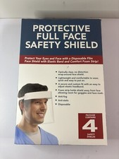 4-Pack Face Shield Reusable Washable Protective Cover Clear Mask Anti-Splash