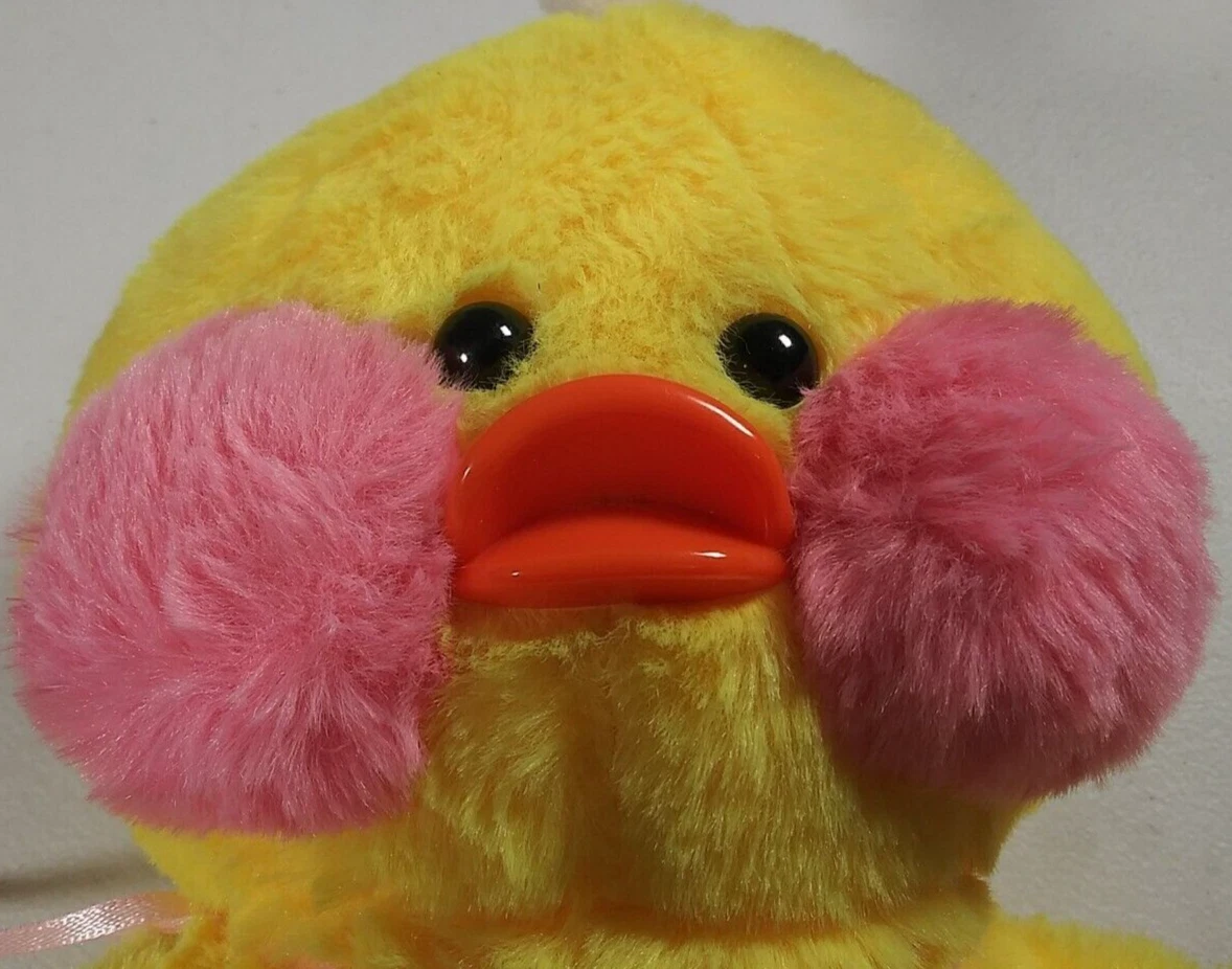 Duck plush best sale with pink cheeks