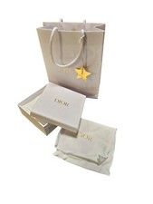Dior Beauty Empty White Designer Gift Box with Ribbon, Bag  Pouch,