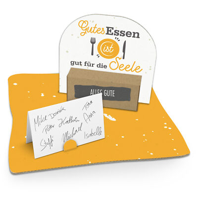 itenga Geldgeschenk Verpackung Gutes Essen Gutschein Überraschung Geschenkkarte
