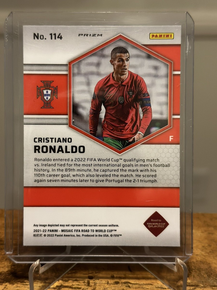 2021-22 Mosaic FIFA World Cup Qatar Silver #114 Cristiano
