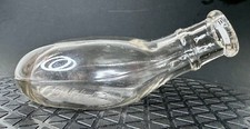 Vintage Clear Glass 6 Fluid Ounces Medical Invalid Infant Feeder Pap Boat