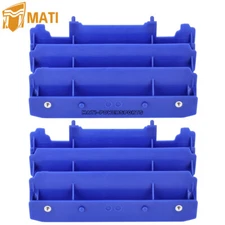 Blue Pair Radiator Guard Louver For 2002-2021 Yamaha YZ125 YZ250 YZ125X YZ250X F