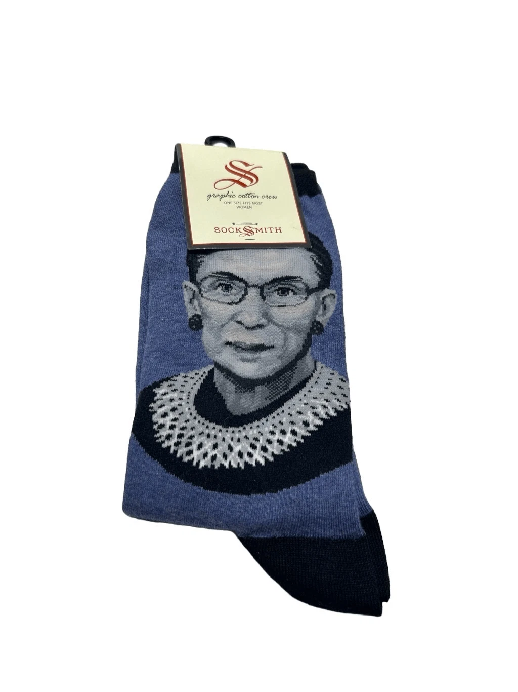 Chaussettes Ruth Bader Ginsburg RBG portrait chaussette loi Cour suprême chaussette Smith neuf avec étiquettes