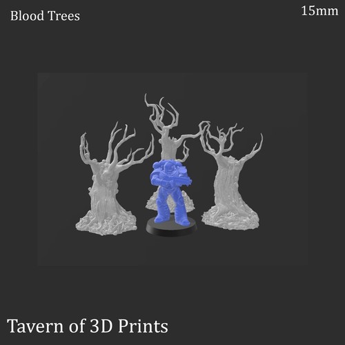 Árboles de sangre - terreno disperso - terreno de mesa de fantasía - Imagen 7 de 9