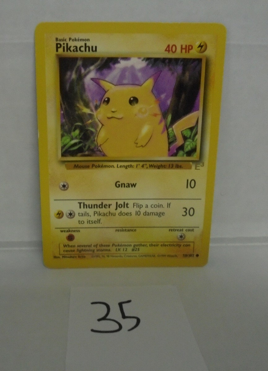 Pikachu yellowcheekピカチュウ 英語版 base set 2 2nd Edition Pikachu YELLOW CHEEKS Base Set 1999 Pokemon Card