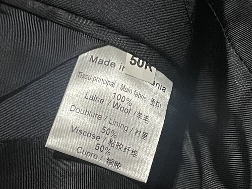 ANN VALERIE HASH X CARTIER UNIFORMES SMART SLIM FIT NAVY BLAZER/JACKET UK 40R - 第 6/10 張圖片