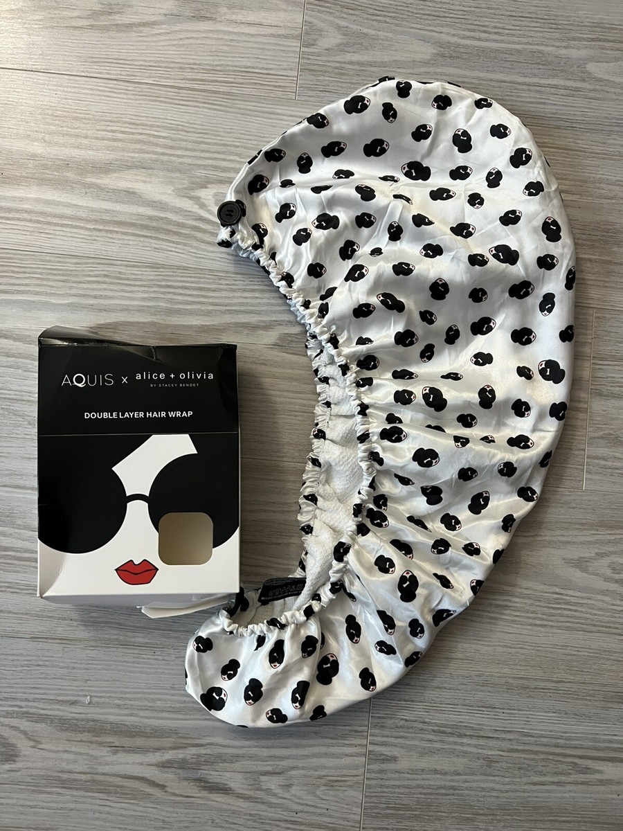 Aquis X Alice + Olivia Hair Turban Double Layer Hair Wrap New In Box Amazon.com : SLIP Silk X Alice + Olivia Reversible Pure Silk  main image 4