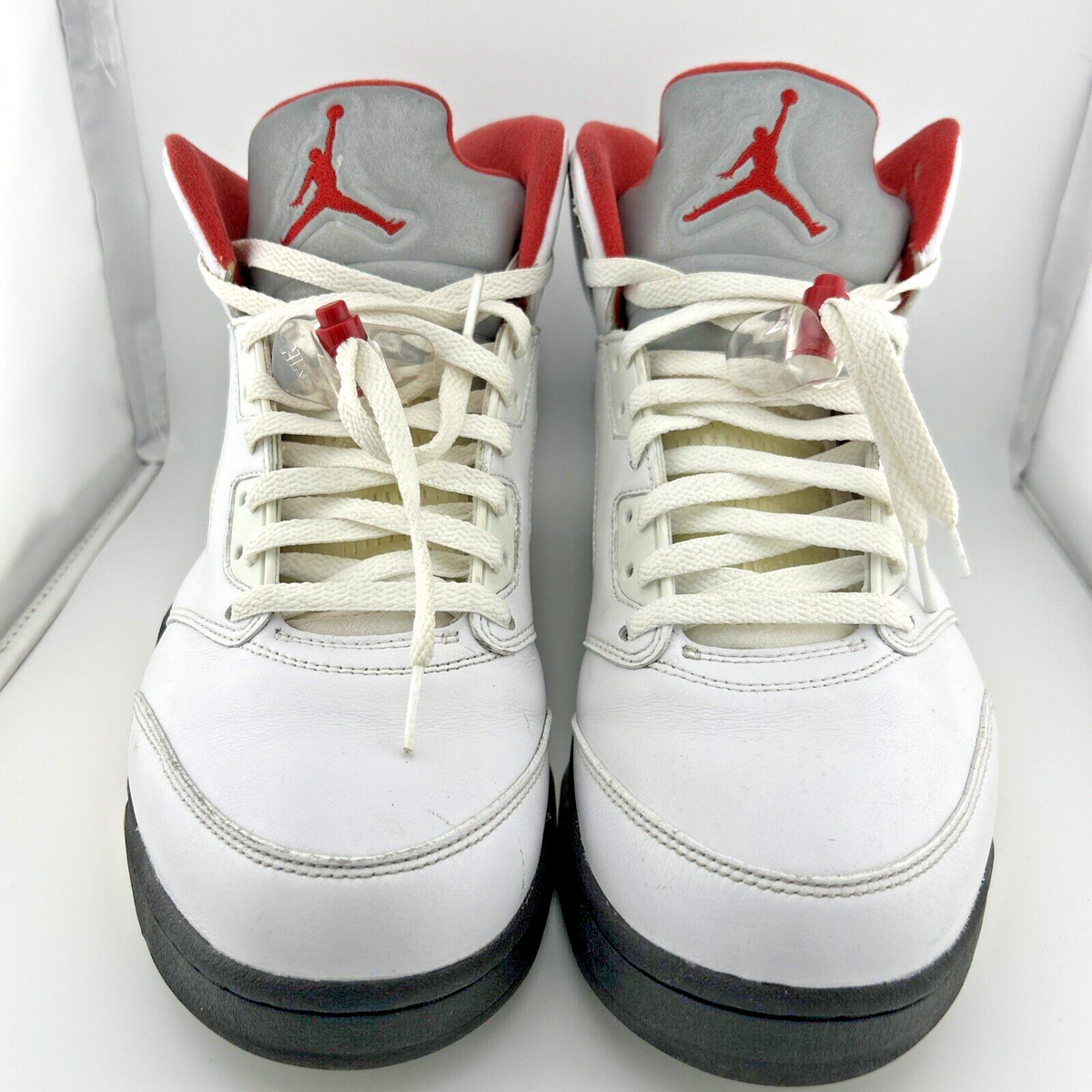 Nike Air Jordan Retro Fire Red Silver Tongue DA1911-102 Mens Size