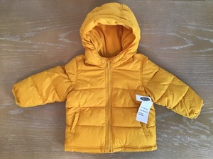 mustard coat puffer