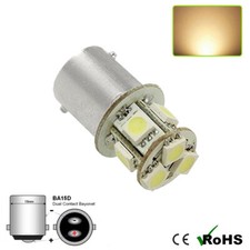 6V 6 VOLT WARM WHITE LED BULB GLB206 BA15D 5W MOTORBIKE MOTORCYCLE SCOOTER MOPED