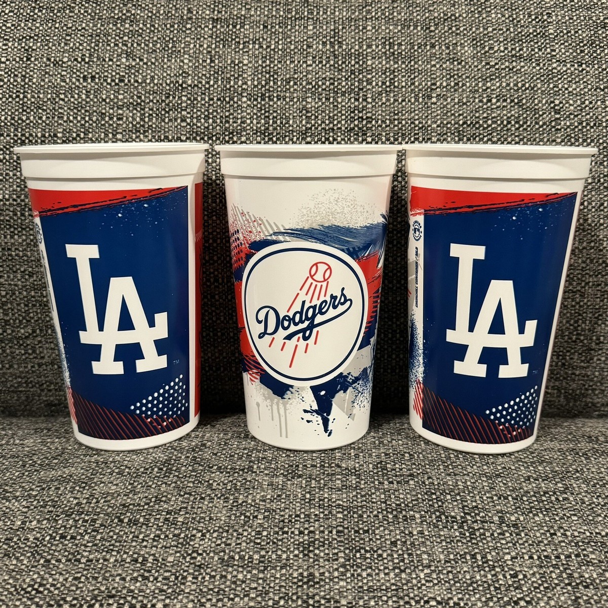 【新品タグ付き】MLB Los Angeles Dodgers 3点セット限定品 LA Los Angeles Dodgers Plastic Beverage Cup Set of 3 18oz Cups MLB