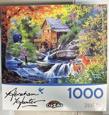 Spring Mill 1000 Piece Puzzle - Abraham Hunter