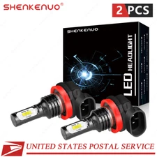 2X H11 LED Fog Light Bulbs for 2018 Toyota Tundra RAV4 Sienna Tacoma 6000K White