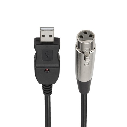 3M USB Male to XLR Female Microphone Link Cable For PS2/PS3/WII/XBOX hosts - Picture 8 of 11