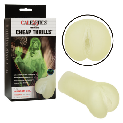 Glow in the Dark Realistic Vagina Masturbator Pussy Stroker Lifelike Men Sex  Toy