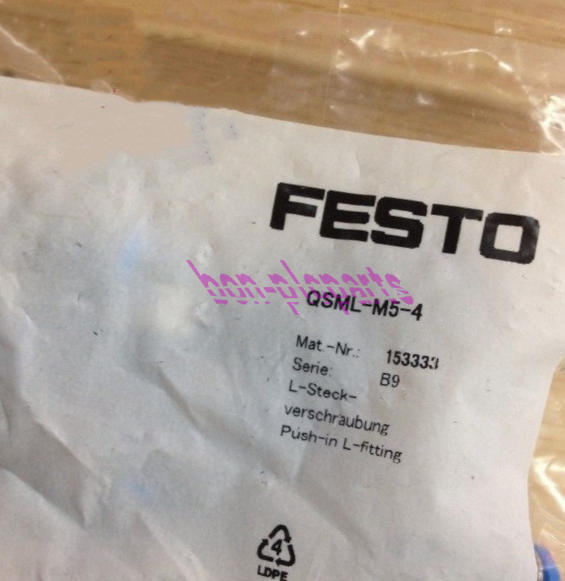 10PCS FESTO Push-In Fittings QSML-M5-4 153333 New | eBay