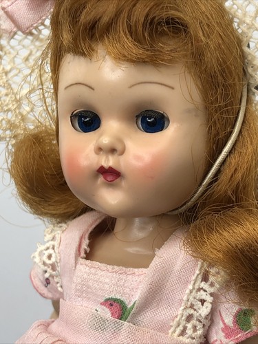 8” Vintage Vogue Doll Ginny Straight Leg Walker 1956 Tiny Miss Redhead W/ Box #R - Picture 10 of 23
