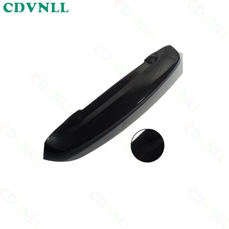 Para Audi Q3 Quattro 2013-2018 fibra de carbono porta-malas traseiro spoiler asa aba tira 1* - Imagem 4 de 4