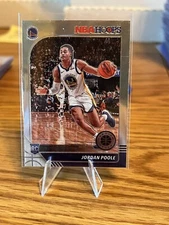 2019-20 NBA Hoops Premium Stock Jordan Poole RC Base #223 Warriors Rookie