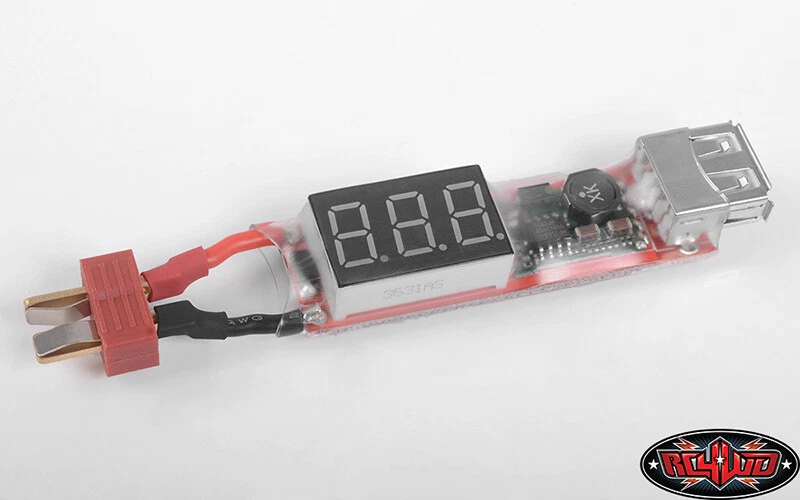 RC4WD Z-E0109 2S-6S USB Charging Adapter w/ "T" Style Plug - Image 2 of 4
