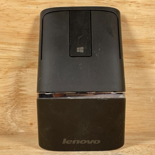Lenovo N700 Black Dual-Mode Bluetooth Wireless Touch Mouse For Windows 10 8 7 - Afbeelding 1 van 4