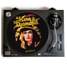 KING DIAMOND Turntable Slipmat for Vinyl Records 12" DJ Slip Mat mercyful fate