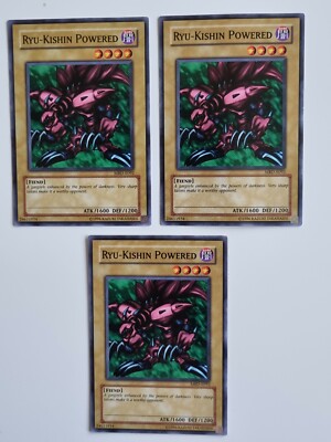 3x Yu-Gi-Oh!  Ryu-Kishin Powered  MRD-E092