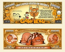 OUR GARFIELD THE CAT MILLION DOLLAR BILL
